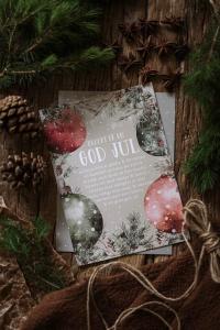 Maja Julkort A5, Recept på en GOD JUL - Majas Cottage