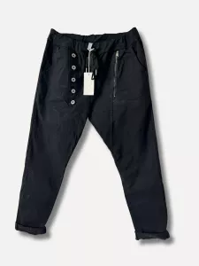 Byxa i stretch, Svart Milano, Box X-tra - Reunion Home