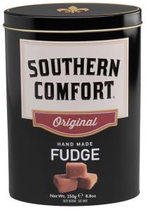 Southern Comfort Whiskylikörfudge, Plåtburk - Gardiner's of Scotland