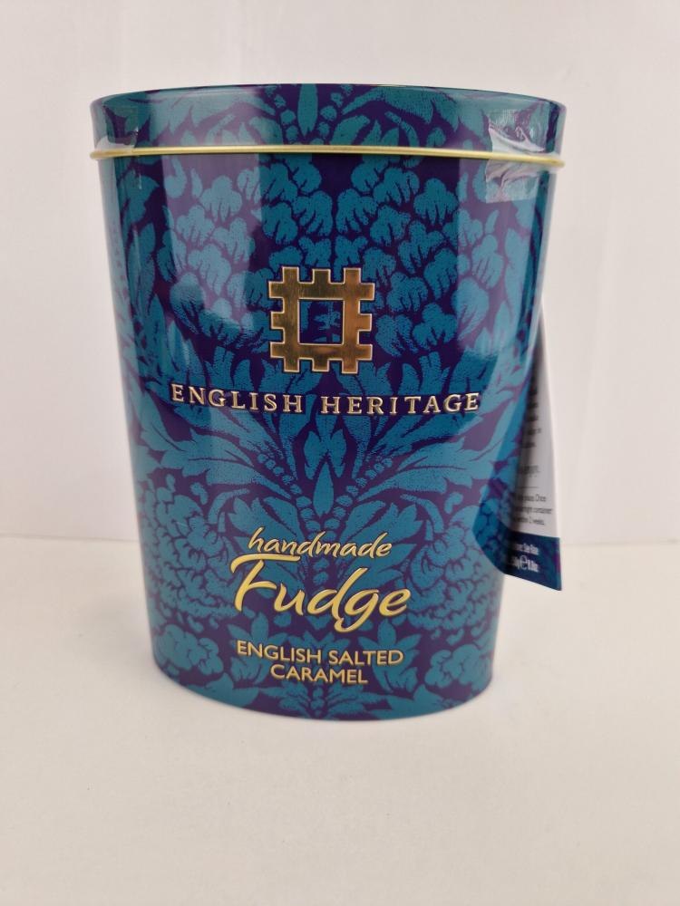 Fudge, Salted Caramel, Blå Plåtburk - Gardiner's of Scotland