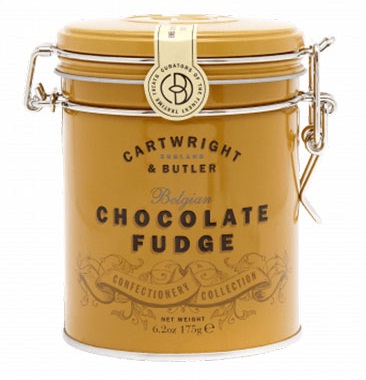 Fudge, Klassisk chokladfudge i plåtburk - Cartwright & Butler