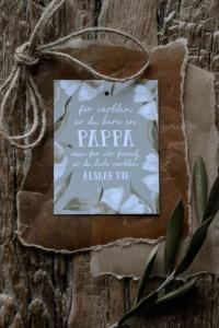 Maja Gåvokort - Pappa (Grönt blommigt)