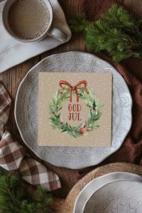 Majas Servetter, GOD JUL - Majas Cottage