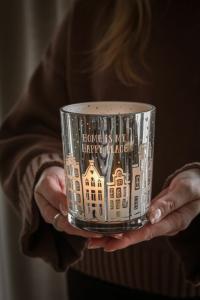 Majas Ljuslykta, Home is my happy place (Silver, 10x12 cm) - Majas Cottage