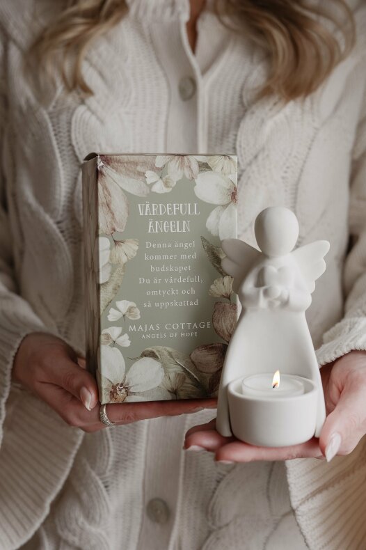 Majas Ängel Ljuslykta, Värdefull - Majas Cottage