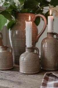 Majas Ljushållare Rustik, Låg - Majas Cottage