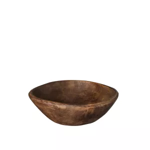 Skål i brunt trä - Wikholm Form