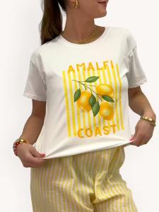 T-shirt, Amalfi Gul - Gemini