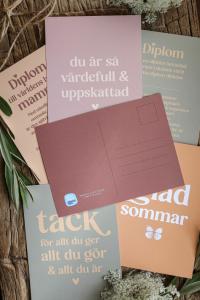 Majas Vykort Swish Swish Hurra - Majas Cottage