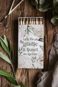 Majas Tändsticksask, Tack för all glädje - Majas Cottage