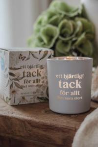 Majas Ljuslykta, Ett hjärtligt tack... (7x8 cm) - Majas Cottage    BERÄKNAD LEV: JAN