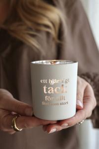 Majas Ljuslykta, Ett hjärtligt tack... (7x8 cm) - Majas Cottage    BERÄKNAD LEV: JAN