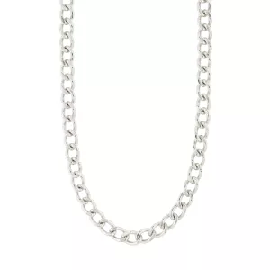 Halsband, Återvunnen silverpläterad pansarkedja CHARM – Pilgrim