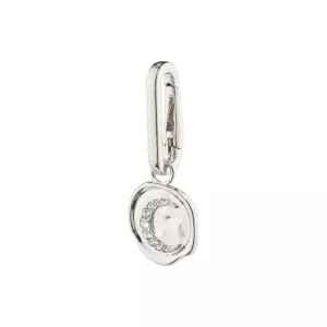 Berlock, Återvunnet silverpläterad Mån-hänge CHARM – Pilgrim