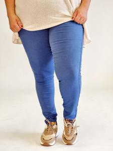 Byxa / Leggings Stretchig, Jeansblå, Sanna (Plus Size) - Cat & Co