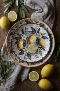 Majas Fat Lemon Mosaic Litet 21x2,5 cm- Majas Cottage