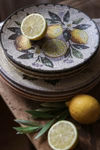 Majas Fat Lemon Mosaic Litet 21x2,5 cm- Majas Cottage