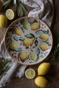 Majas Fat Lemon Mosaic Stort 26,5x2,8 cm - Majas Cottage