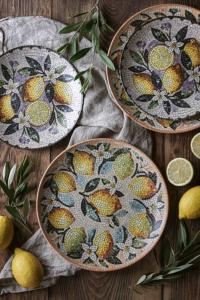 Majas Fat Lemon Mosaic Stort 26,5x2,8 cm - Majas Cottage