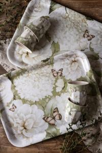 Majas Bricka Hortensia & Butterflies - Majas Cottage    BERÄKNAD LEV: Maj