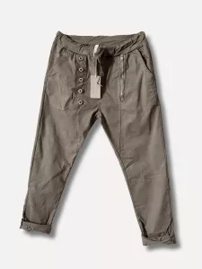 Byxa i stretch, Taupe Milano, Box X-tra - Reunion Home