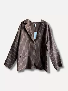 Linnekavaj, Randig Mörkbrun / Vit Bea - Reunion Home