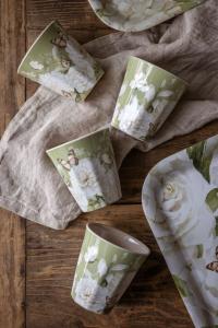 Majas Mugg Hortensia & Butterflies - Majas Cottage    BERÄKNAD LEV: Maj