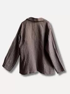 Linnekavaj, Randig Mörkbrun / Vit Bea - Reunion Home