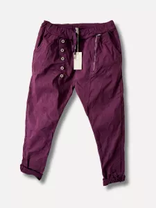 Byxa i stretch, Plommon Milano, Box X-tra - Reunion Home