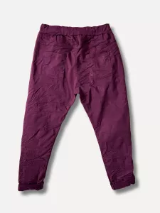 Byxa i stretch, Plommon Milano, Box X-tra - Reunion Home