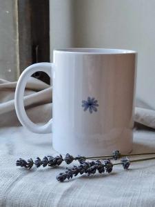 Mugg, Tack för allt som du har lärt mig! (Blå blom) - Gamla Stans Kreativa