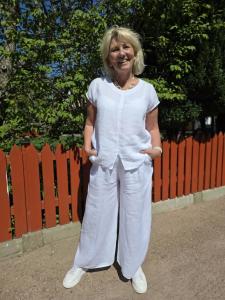 Topp i linne, Vit Mette - Cabana Living