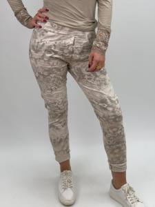 Byxa Mönstrad Beige / Taupe, Tea Magisk - Gemini