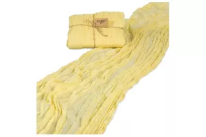 Löpare / Dekortyg, Ljusgul 70x300 cm - Vinding