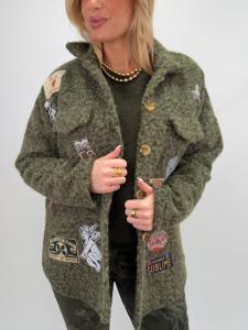 Skjortjacka med patchar, Army Huni - Gemini     BERÄKNAD LEV: NOV