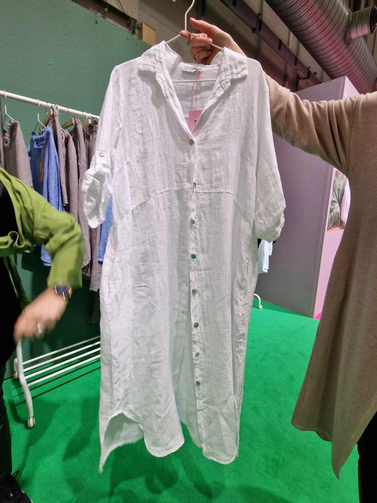 Linneskjorta / Linneklänning Beige, Stina - Reunion