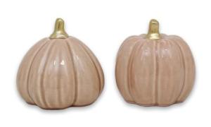 Pumpa, Beige med guldknopp (Stor) - Mitt & Ditt