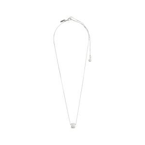 Halsband med en kristallprydd berlock, Silverpläterat Shea – Pilgrim