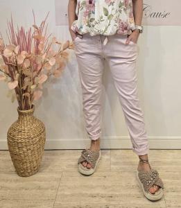Magiskt stretchig byxa, Ljusrosa (Madde) - Soulful Fashion