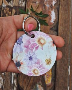 Nyckelring Blommig, Mamma Du är bäst! - Gamla Stans Kreativa