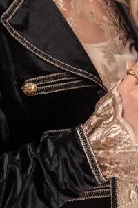 Jacka Svart Sammet, Lisa Marie (Napoleon) - Capri Collection