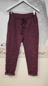 Magiskt stretchig byxa, Bordeaux (Madde) - Soulful Fashion