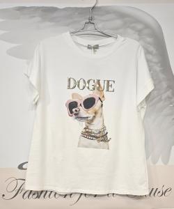 T-shirt Irma, Dogue (Hund) - Soulful Fashion