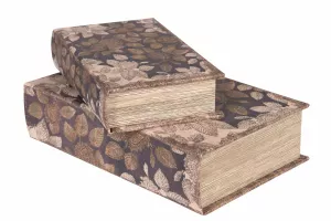 Boklåda / Bokförvaring Brown Leaves