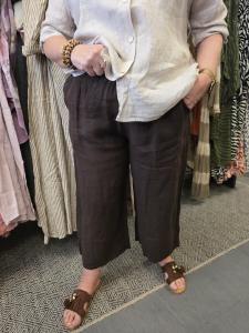 Linnebyxa Culotte Brun, Vivi - Mix by Heart