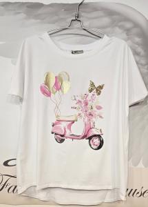 T-shirt Inze, Scooter Rosa - Soulful Fashion