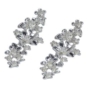 Örhänge, Blomranka i silver, Penny - the moshi