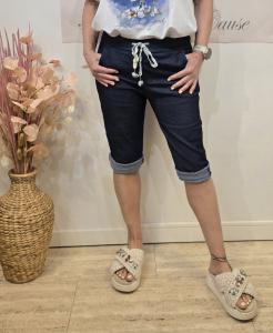 Capri Byxa, Denim mörk, Madde - Soulful Fashion
