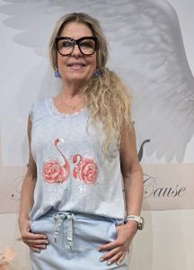 Linne Flamingo, Blå, Saga - Soulful Fashion