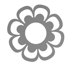 Ljusdala, Grå blomma manschett - Storefactory